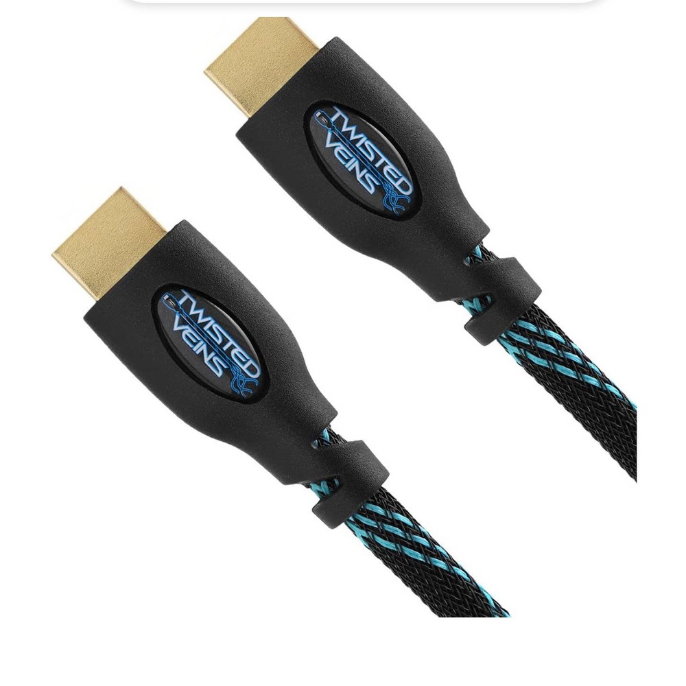 Twisted Veins HDMI Cable Premium HDMI Cord Type High Speed with Ethernet